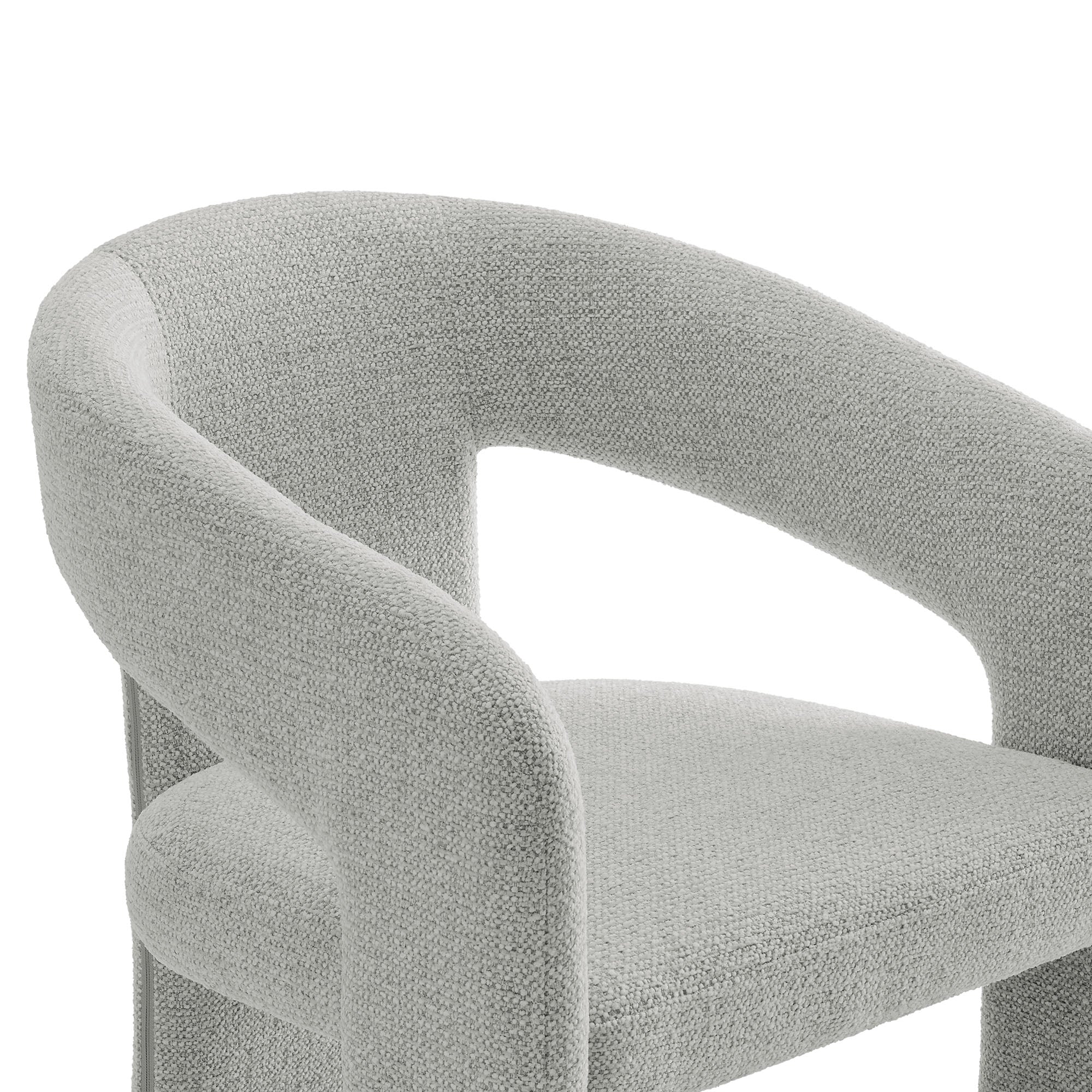 Varen Barrel Dining Chair - Dove Gray Denmark Home