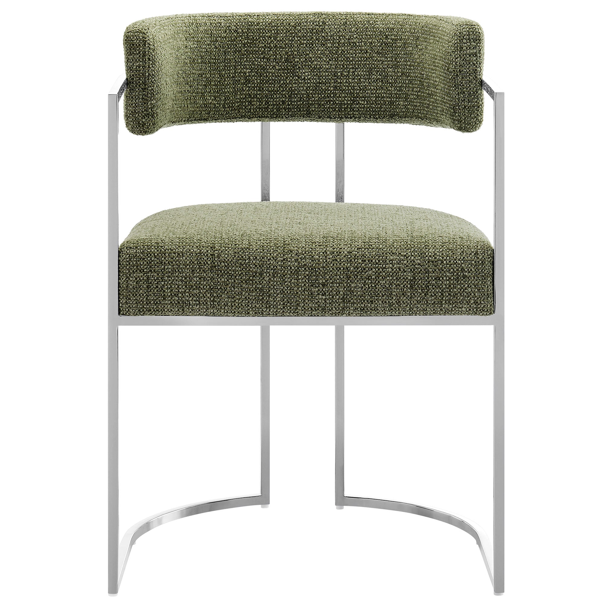 Orik Curved Back Dining Chair - Silver Leaf Denmark Home
