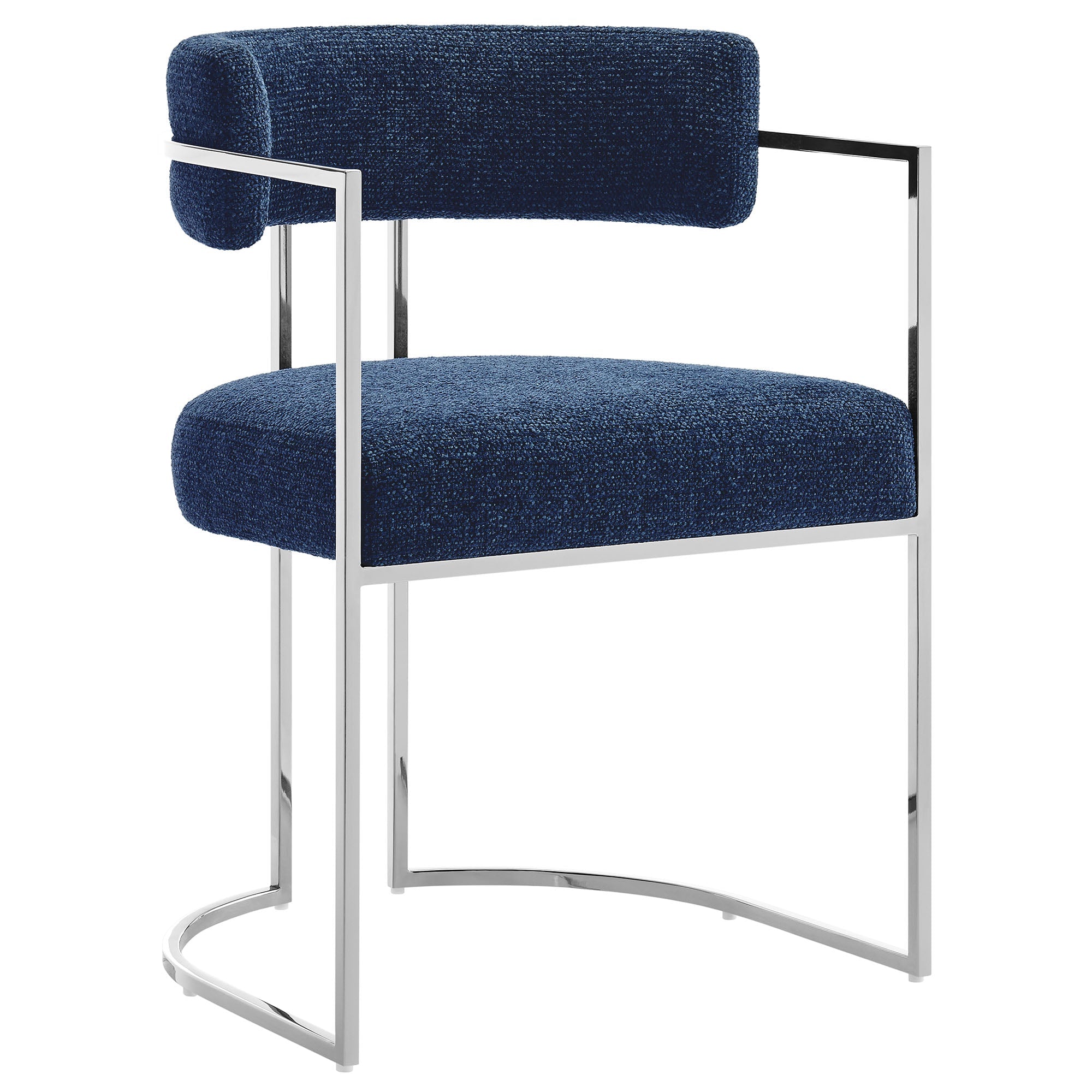 Orik Curved Back Dining Chair - Silver Leaf (Copy) Denmark Home