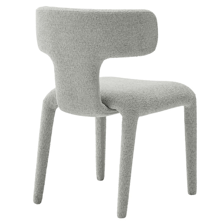 Ridge Boucle Dining Chair - Dove Gray Denmark Home
