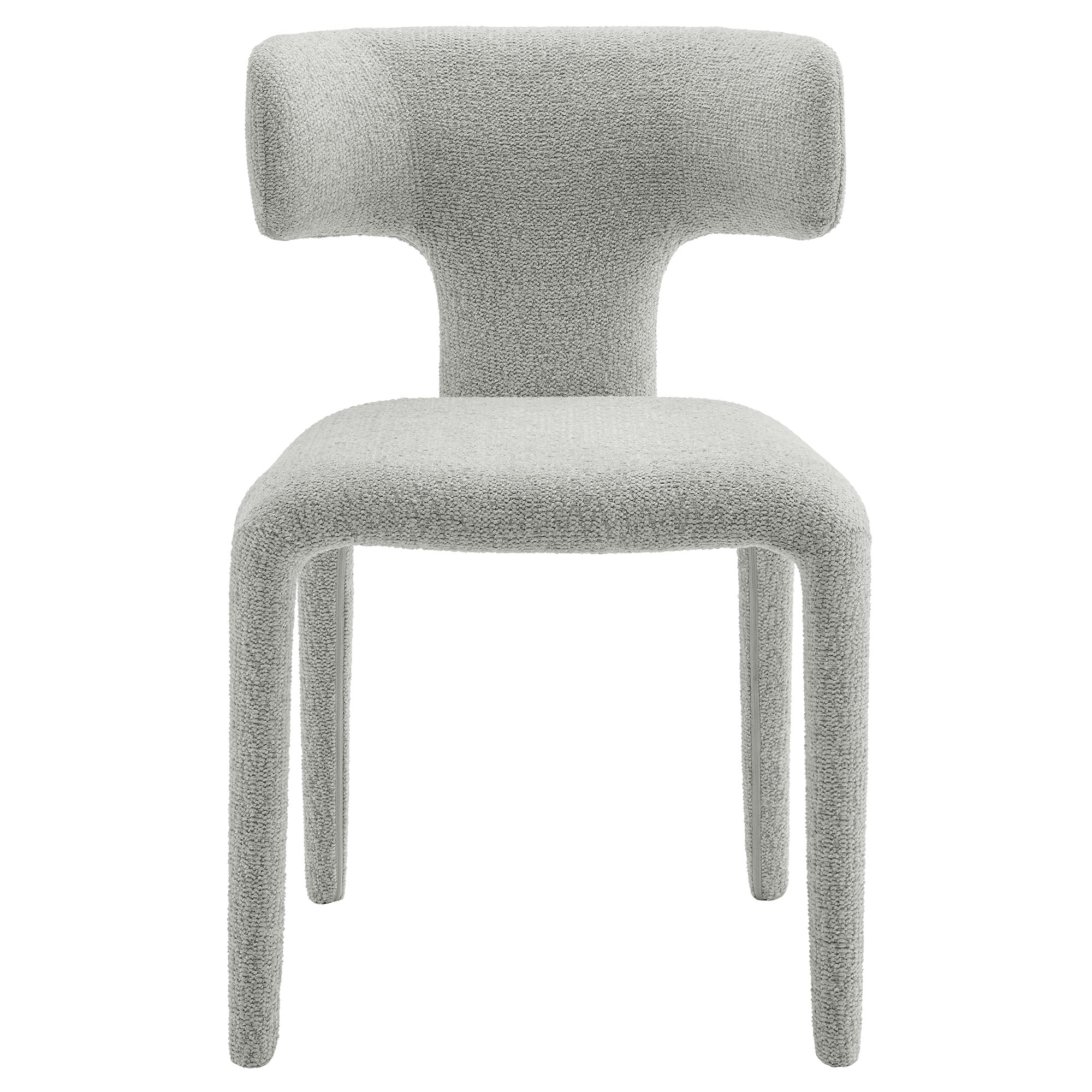 Ridge Boucle Dining Chair - Dove Gray Denmark Home