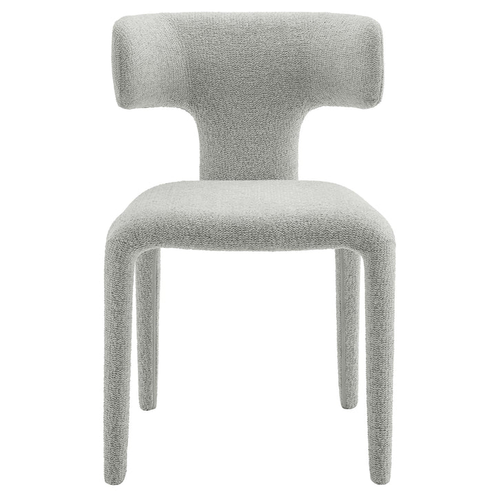 Ridge Boucle Dining Chair - Dove Gray Denmark Home