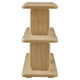Lyle Sculptural Low Bookcase - Natural Denmark Home