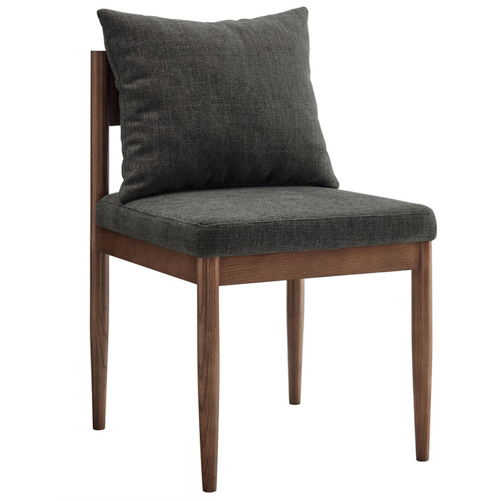 Lys Wood Dining Chair - Charcoal Denmark Home