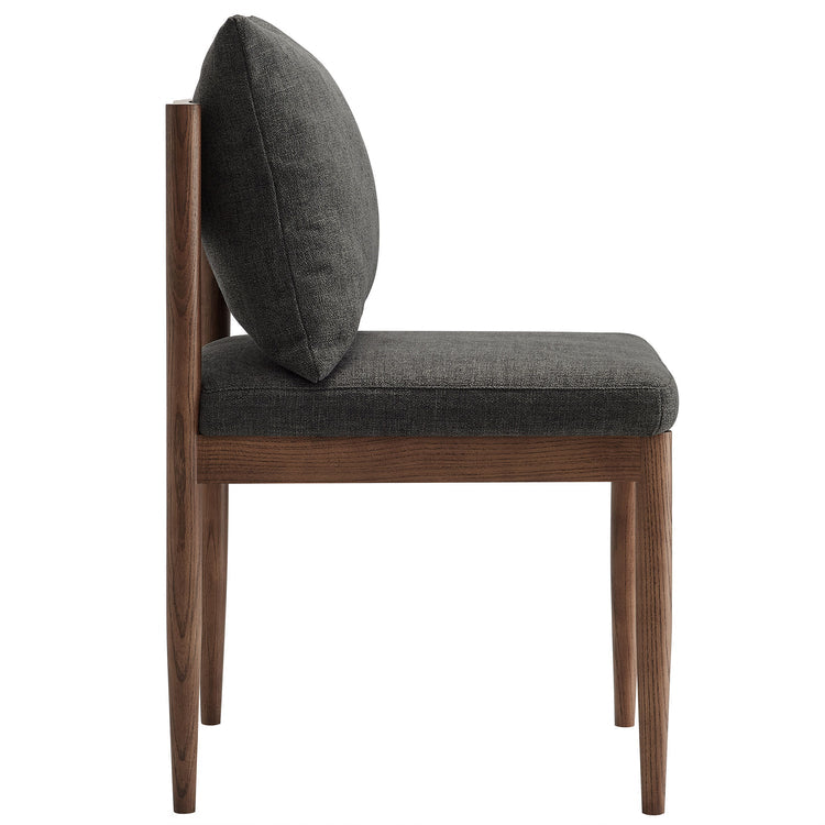 Lys Wood Dining Chair - Charcoal Denmark Home