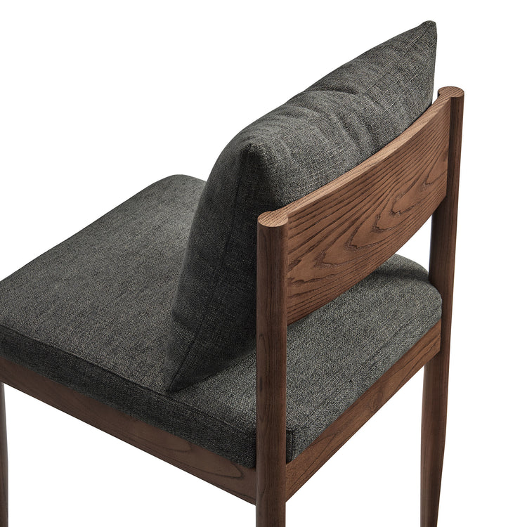 Lys Wood Dining Chair - Charcoal Denmark Home