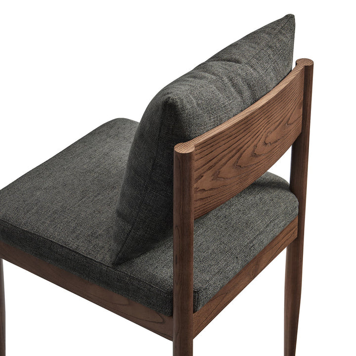 Lys Wood Dining Chair - Charcoal Denmark Home