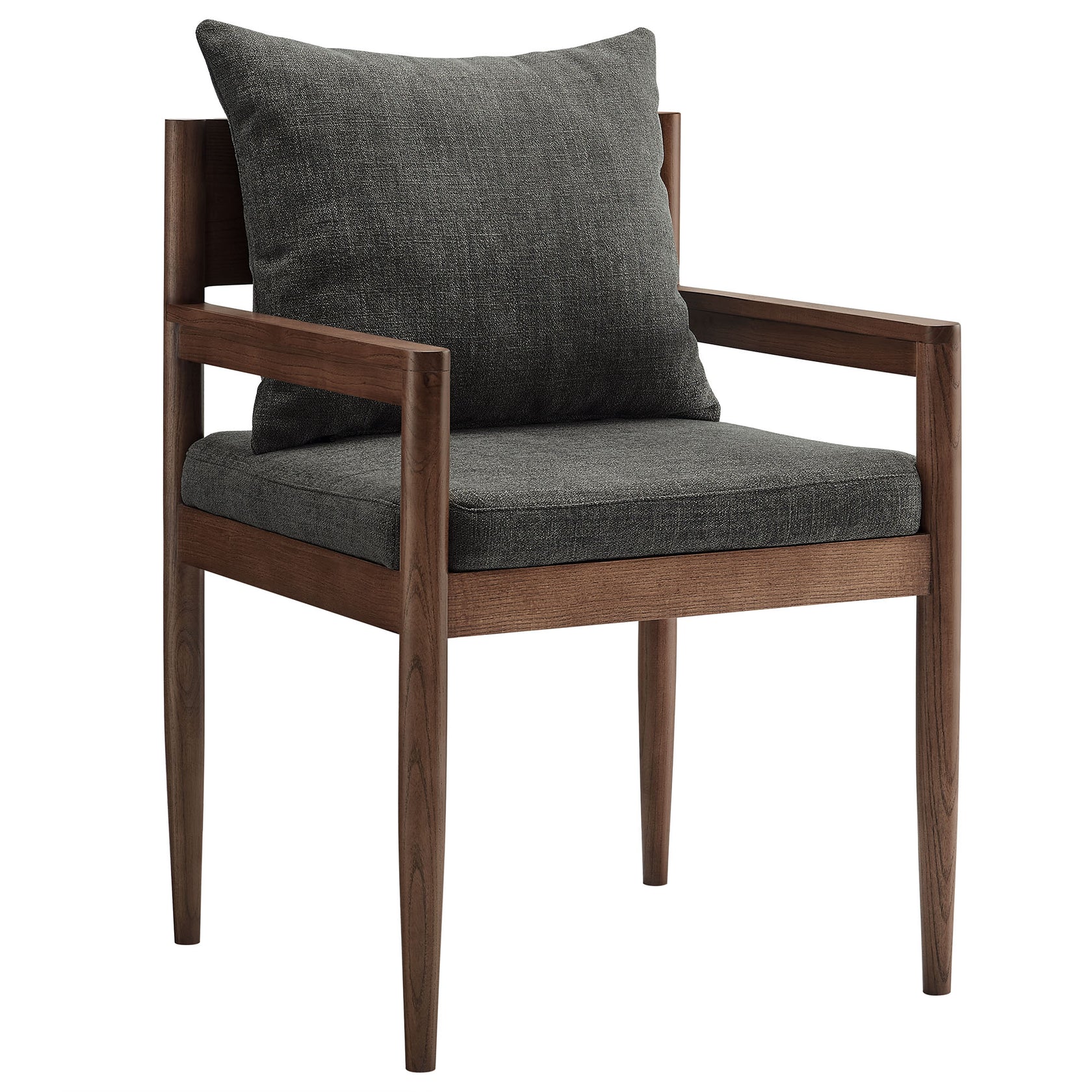 Lys Elm Wood Upholstered Armchair - Salt (Copy) Denmark Home