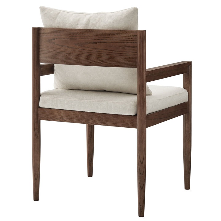 Lys Elm Wood Upholstered Armchair - Salt Denmark Home