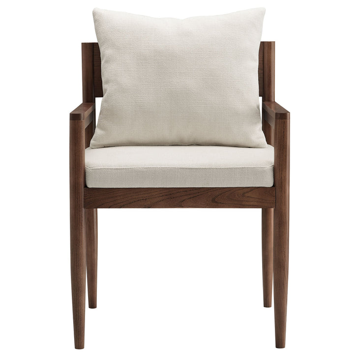 Lys Elm Wood Upholstered Armchair - Salt Denmark Home