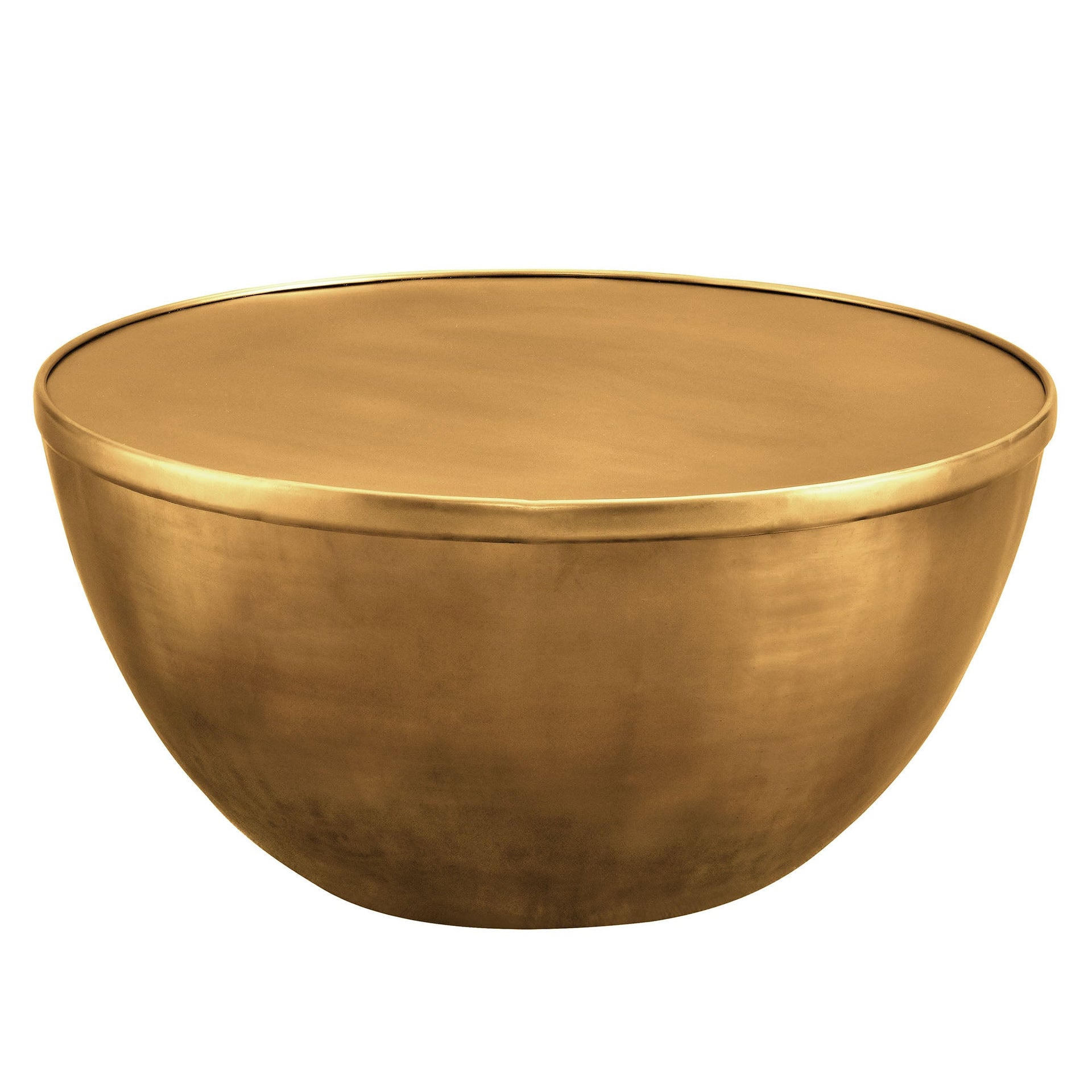 Bravenza Storage Coffee Table – Burnished Brass