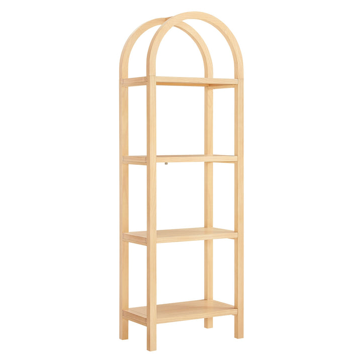 Nook Arched Bookcase - Natural Denmark Home