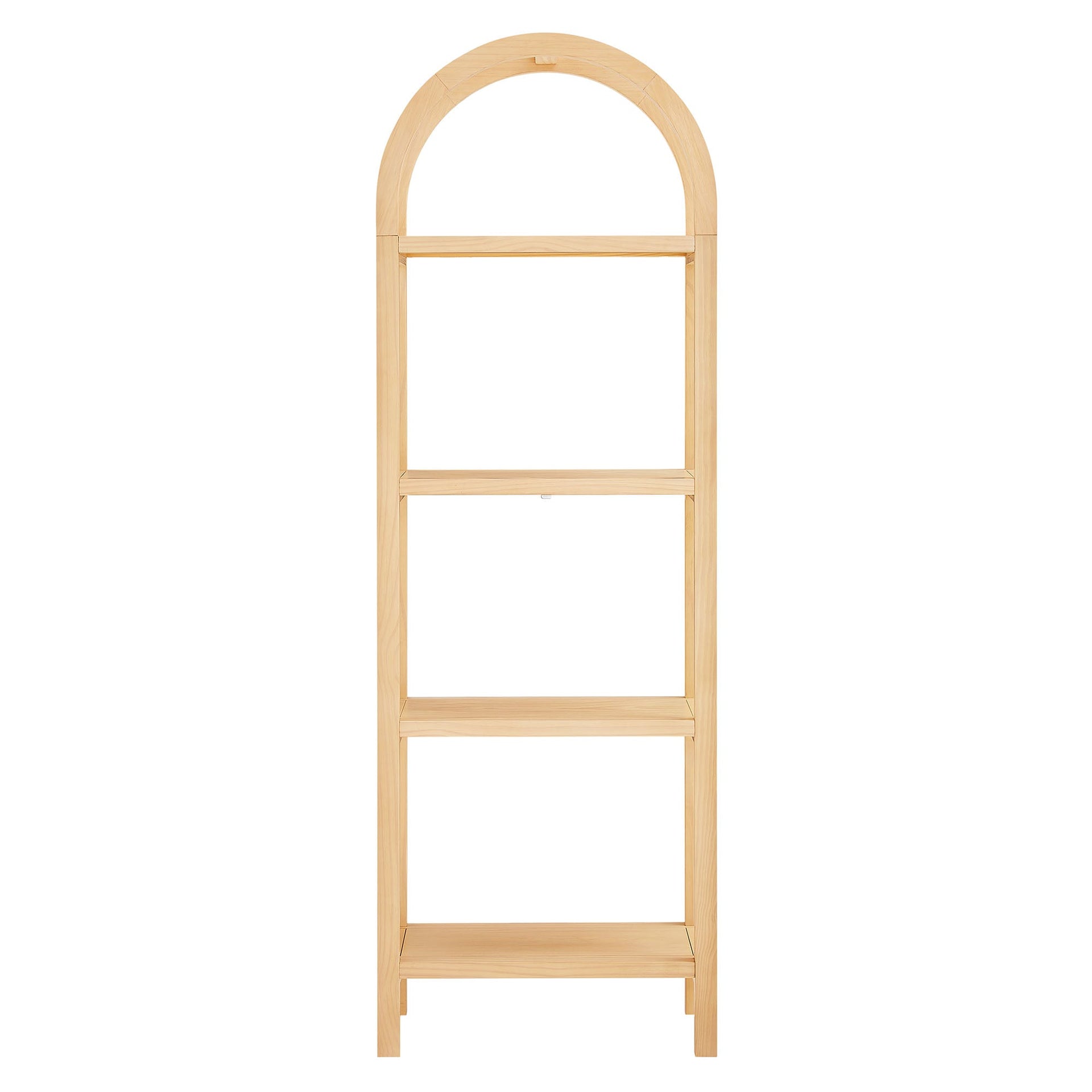 Nook Arched Bookcase - Natural Denmark Home
