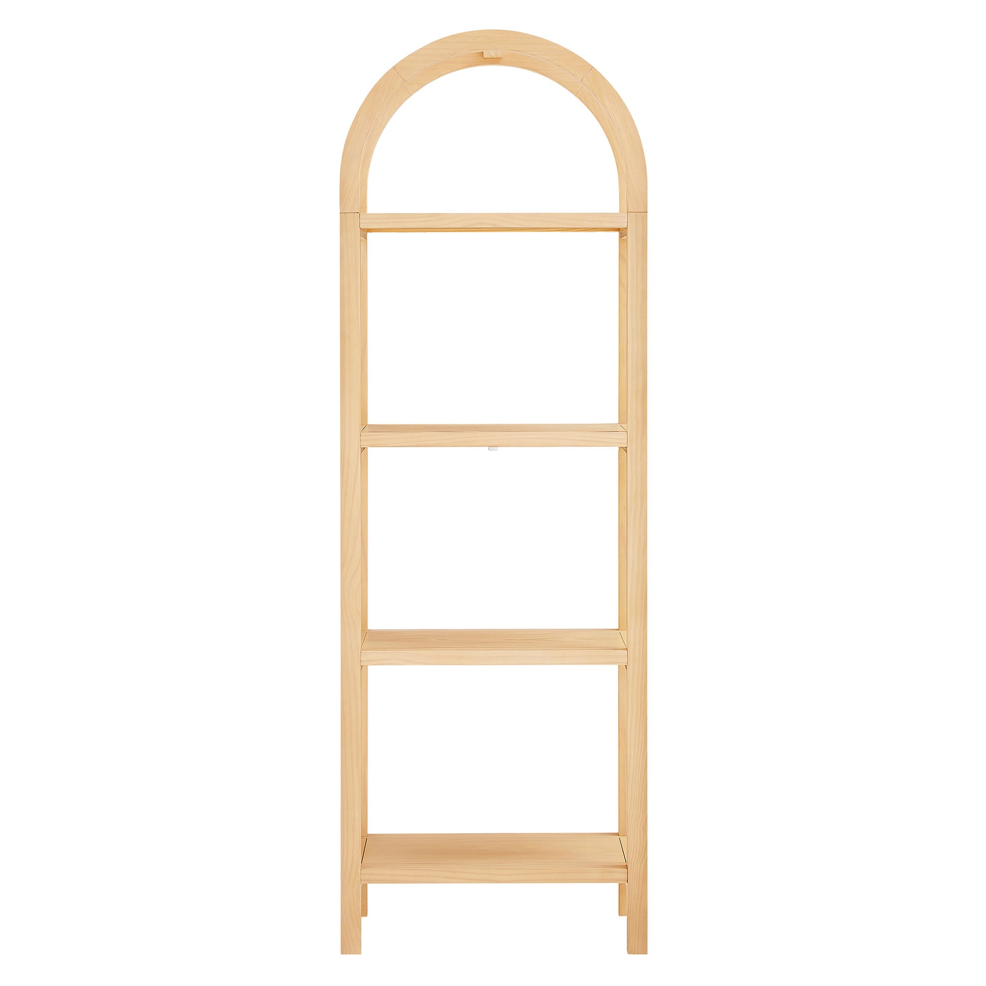 Nook Arched Bookcase - Natural Denmark Home