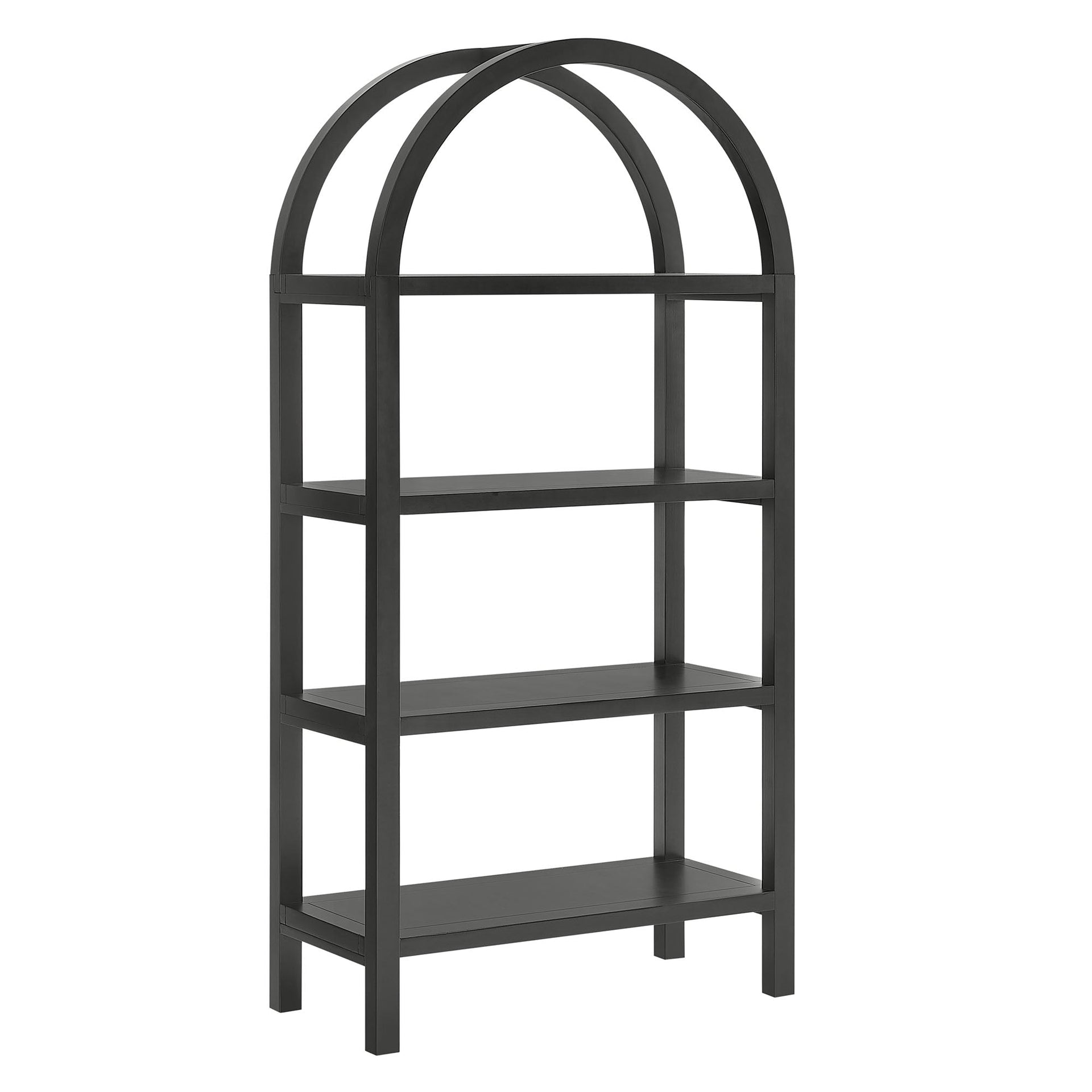 Nook Arched Bookcase - Black Denmark Home