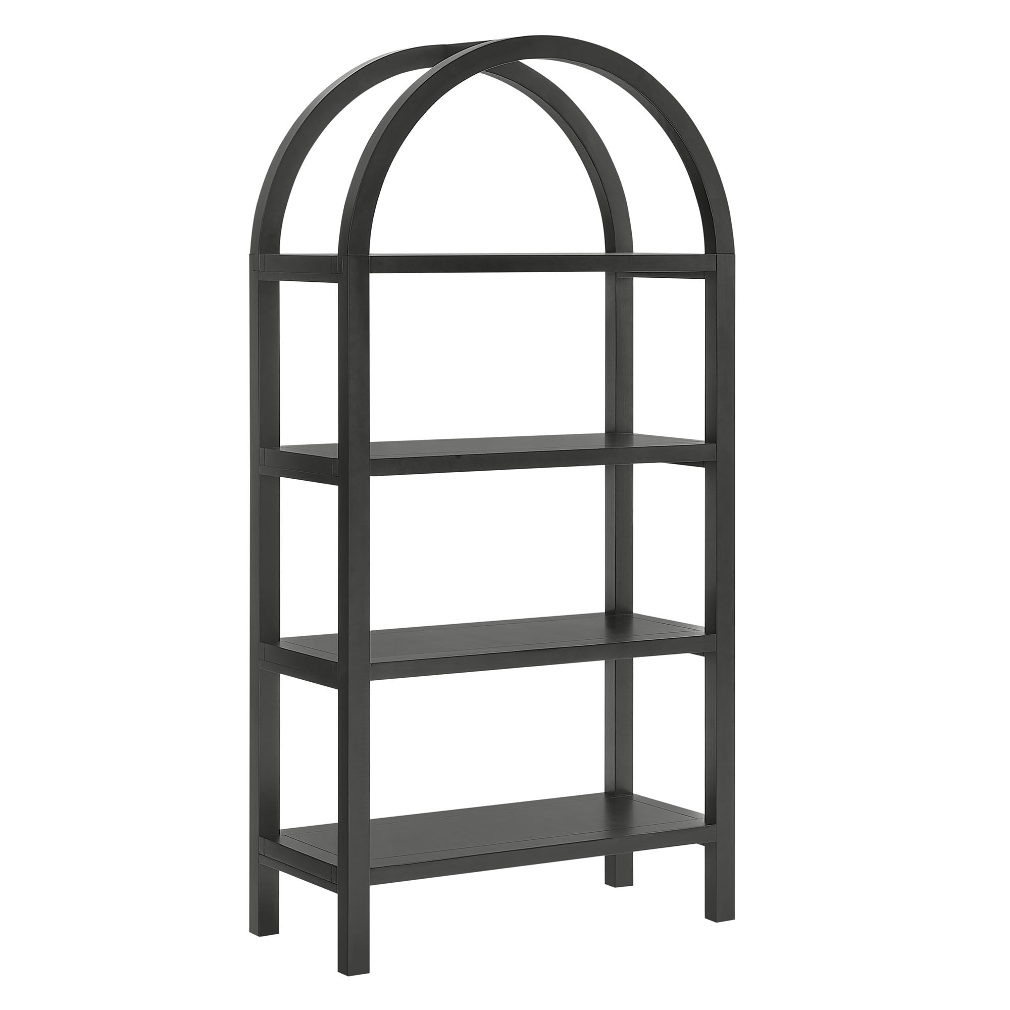 Nook Arched Bookcase - Black Denmark Home