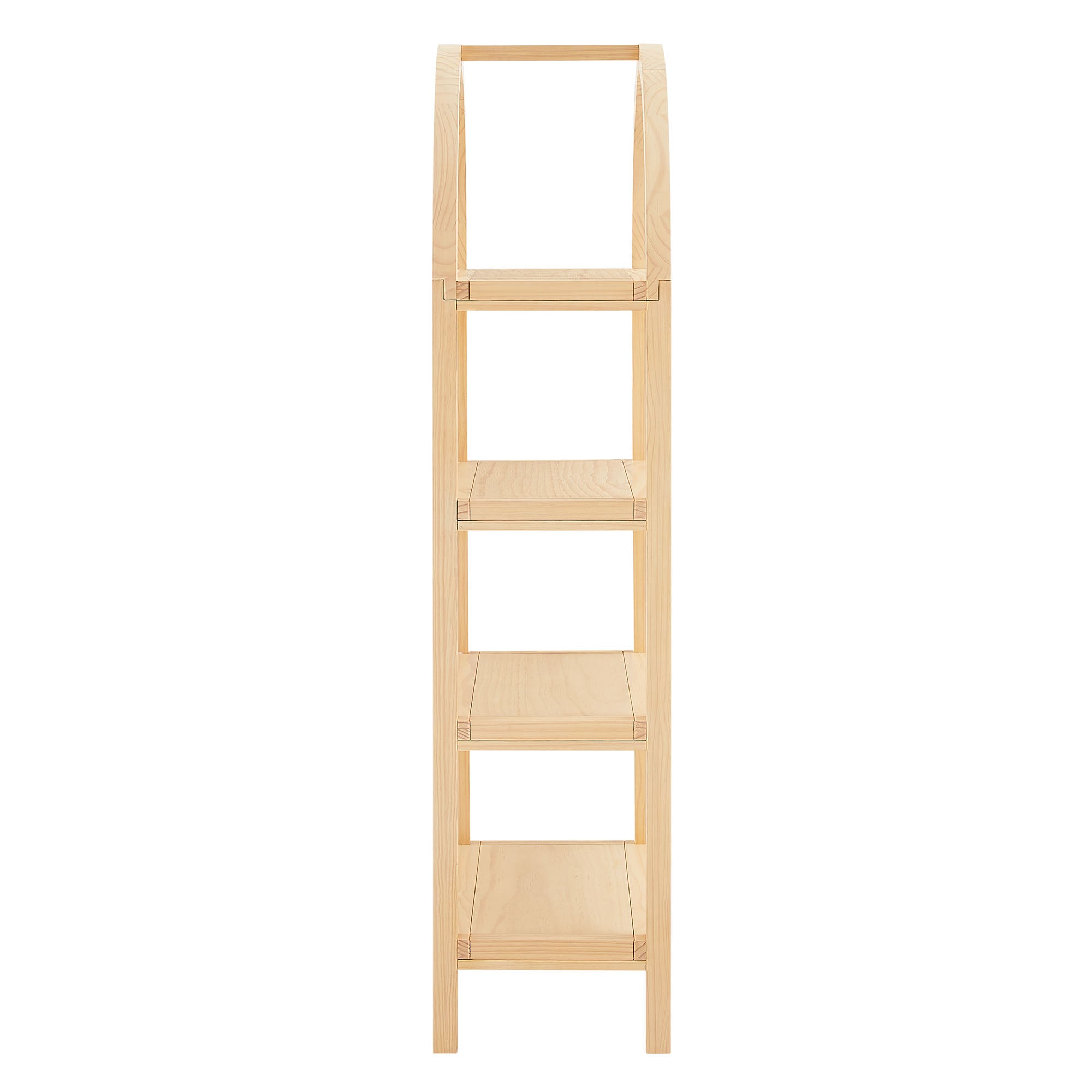 Nook Arched Bookcase - Natural Denmark Home