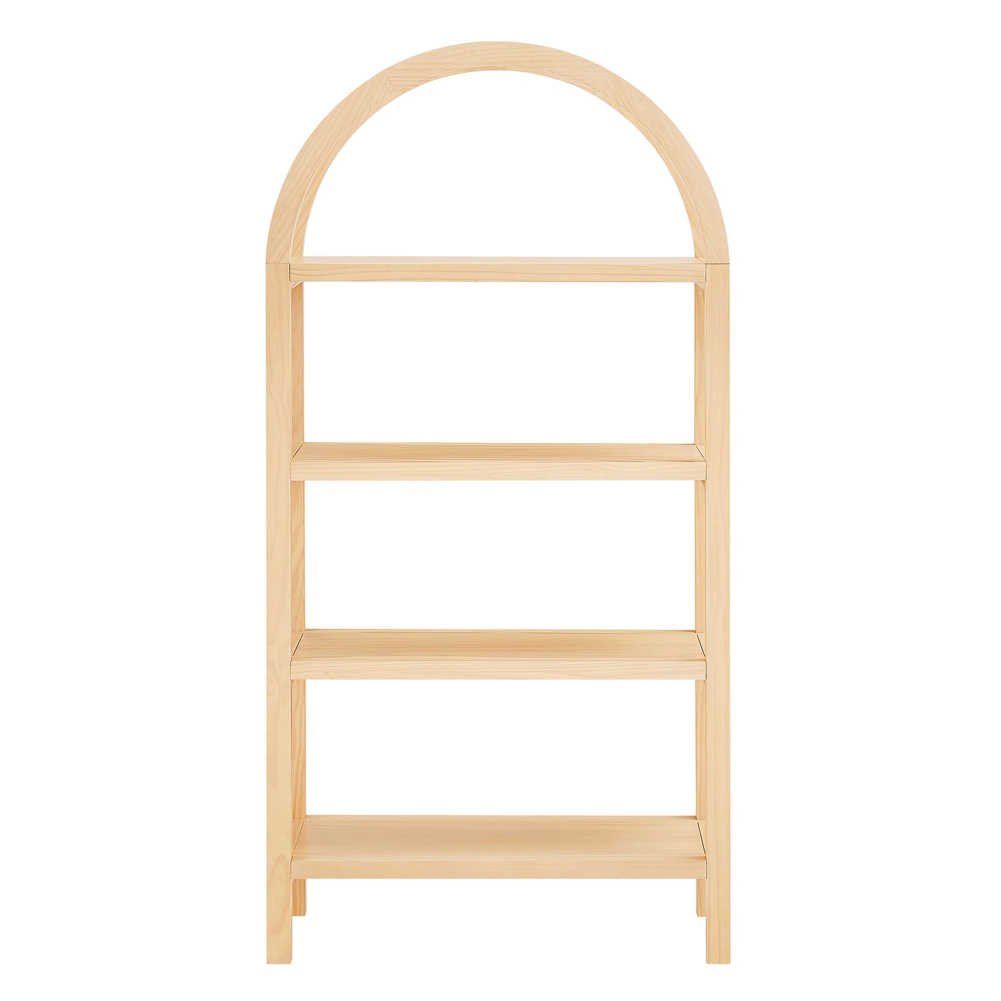 Nook Arched Bookcase - Natural Denmark Home