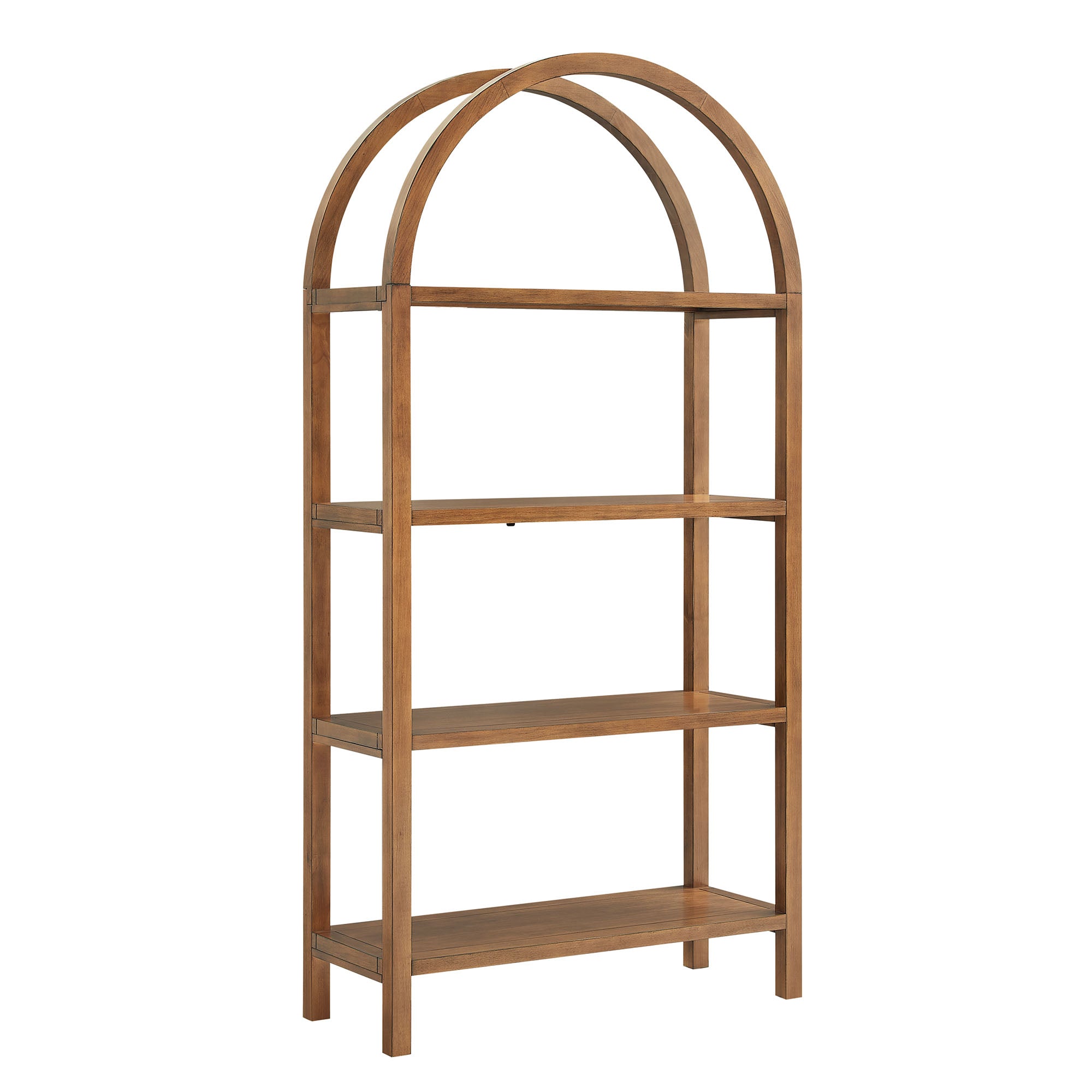 Nook Arched Bookcase - Walnut Denmark Home