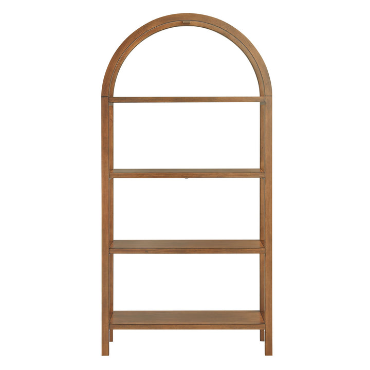 Nook Arched Bookcase - Walnut Denmark Home