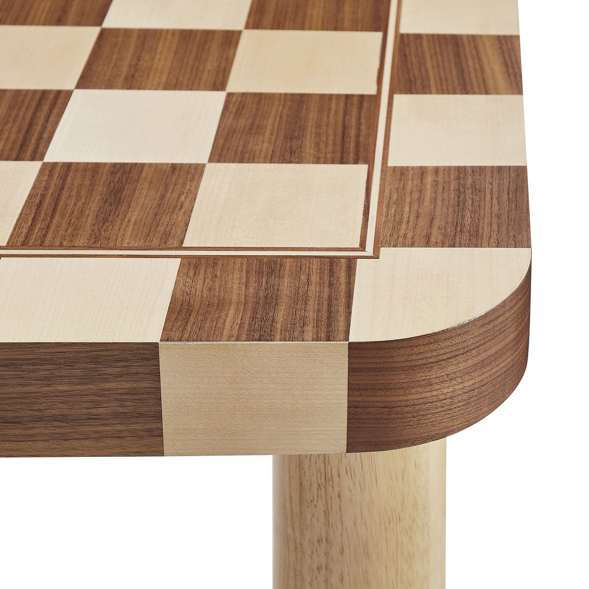 Node Square Dining Table 36" - Oak and Walnut Denmark Home