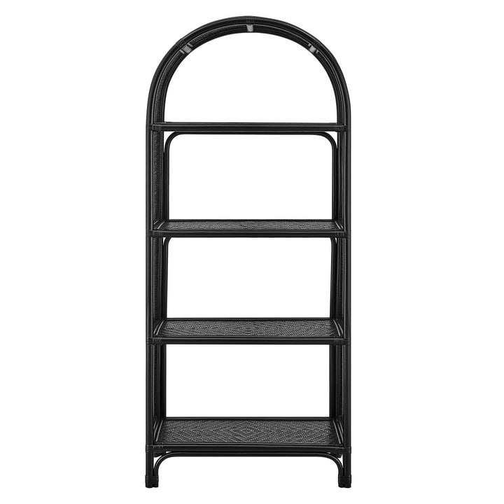 Shed Arched Bookcase - Black Denmark Home