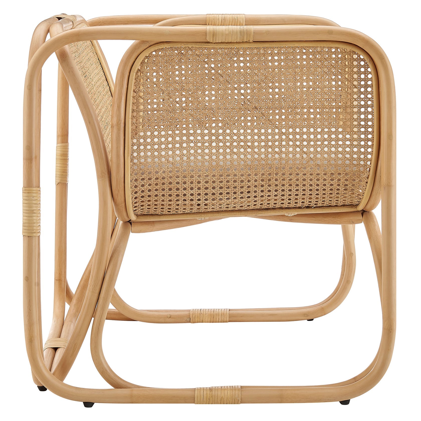 Heath Rattan Lounge Chair – Natural Denmark Home