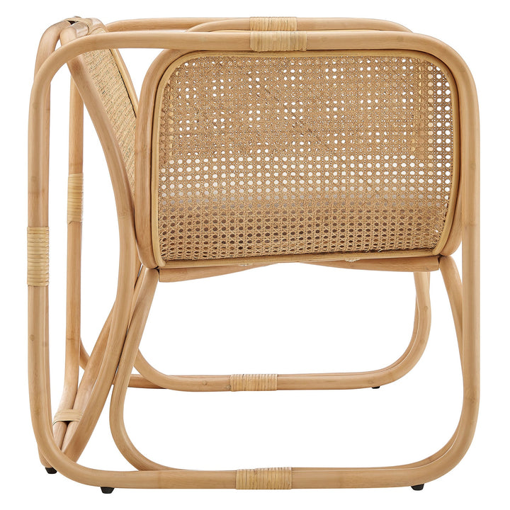 Heath Rattan Lounge Chair – Natural Denmark Home