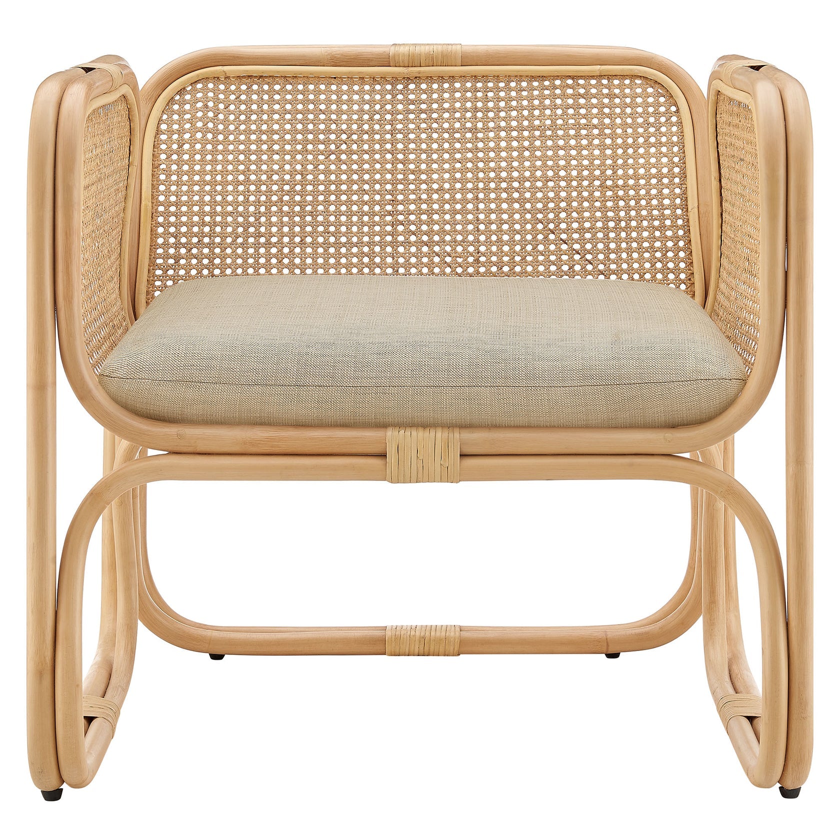 Heath Rattan Lounge Chair – Natural Denmark Home