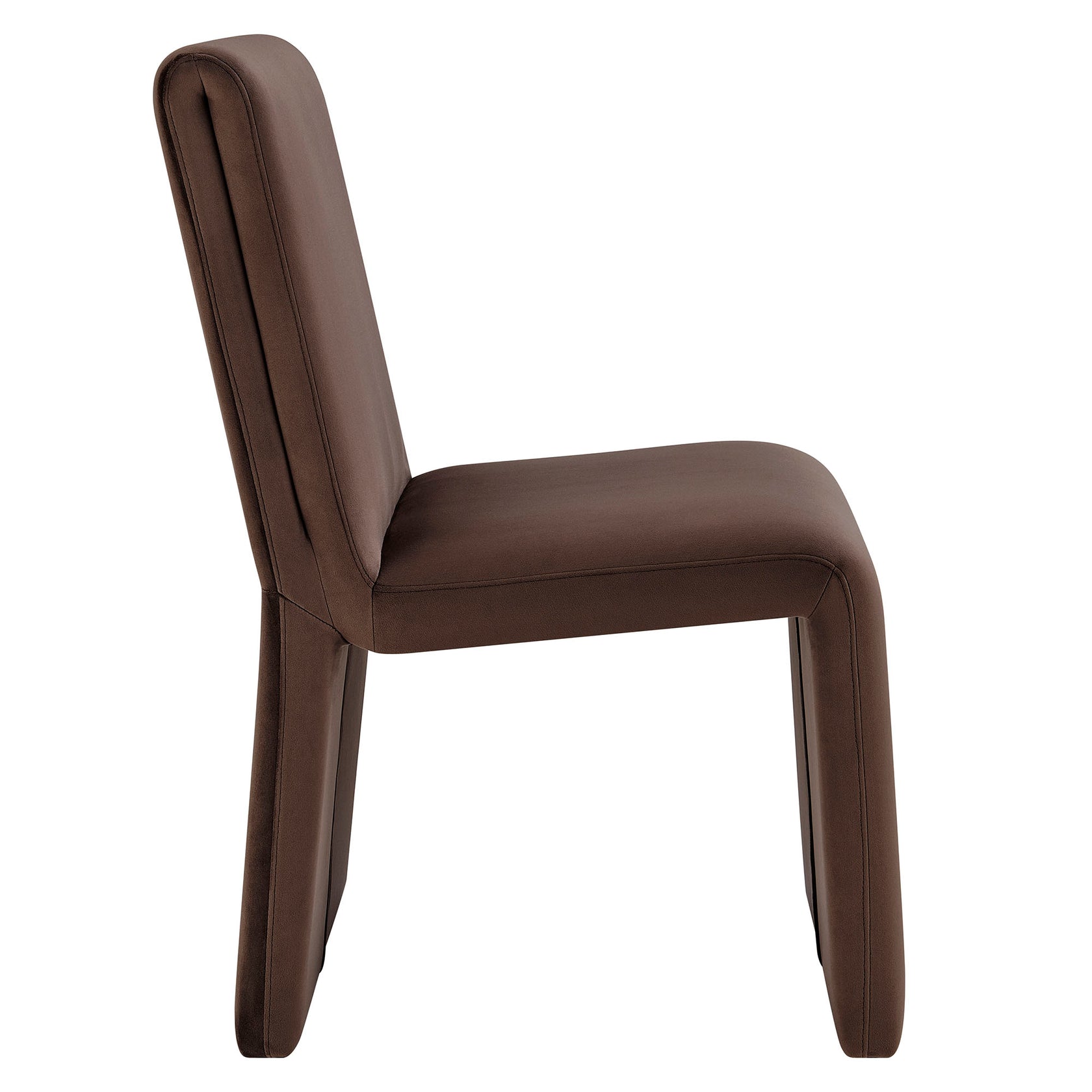 Vik Velvet Dining Chair - Chocolate Denmark Home
