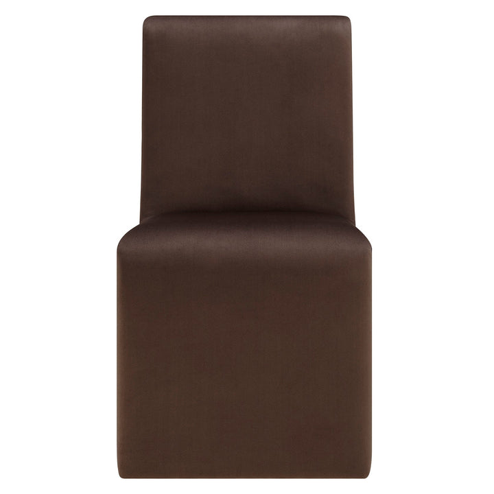 Vik Velvet Dining Chair - Chocolate Denmark Home