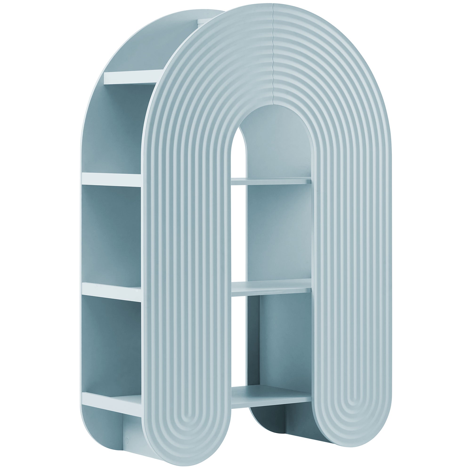 Float Arched Ripple Bookcase - Light Blue Denmark Home