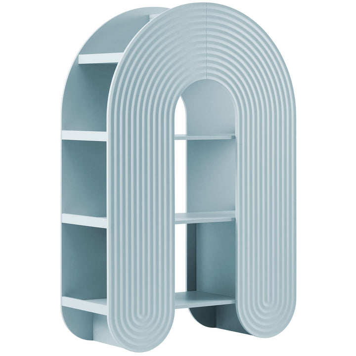 Float Arched Ripple Bookcase - Light Blue Denmark Home