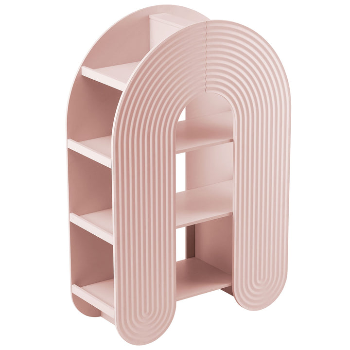 Float Arched Ripple Bookcase - Soft Pink Denmark Home