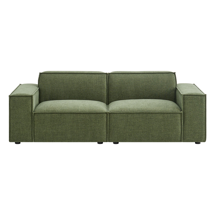 Lucent Fabric 2-Piece Sectional Loveseat – Foliage