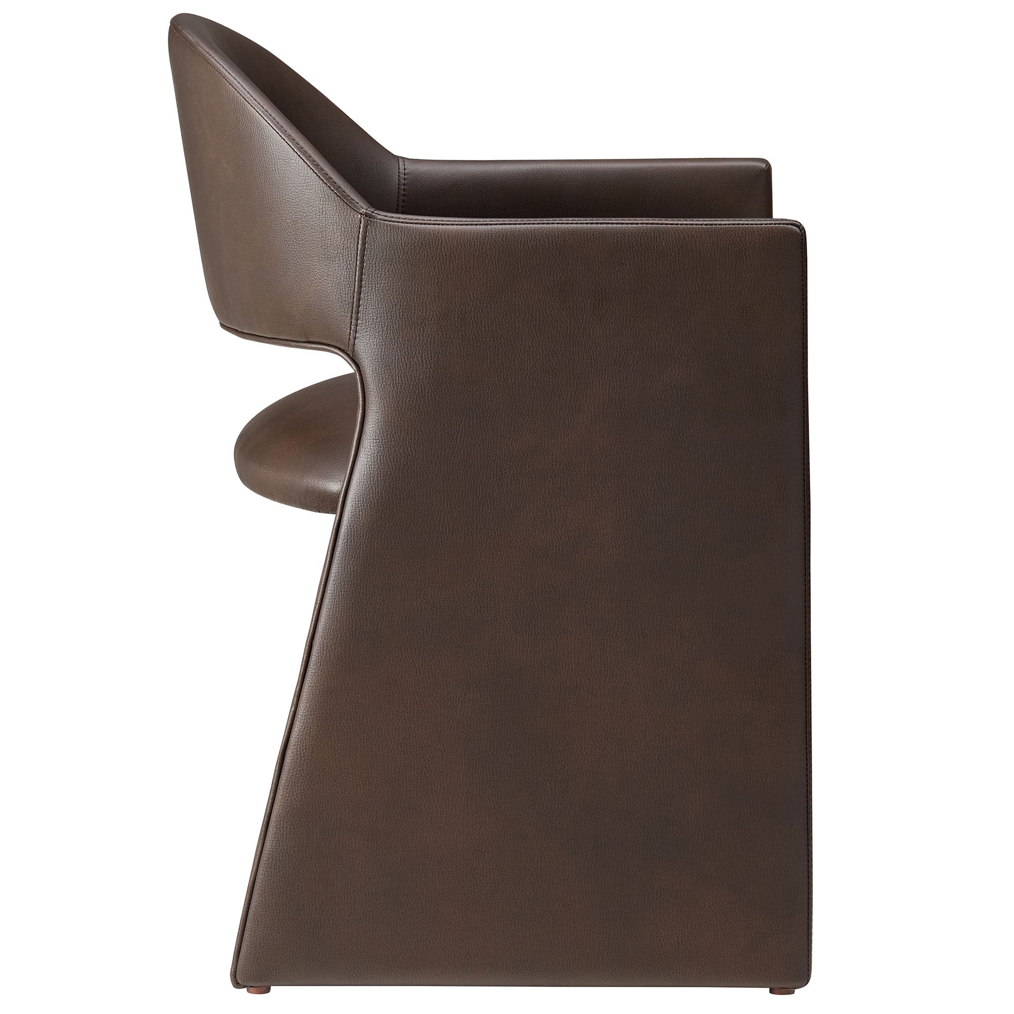 Sok Vegan Leather Dining Armchair -Espresso Denmark Home