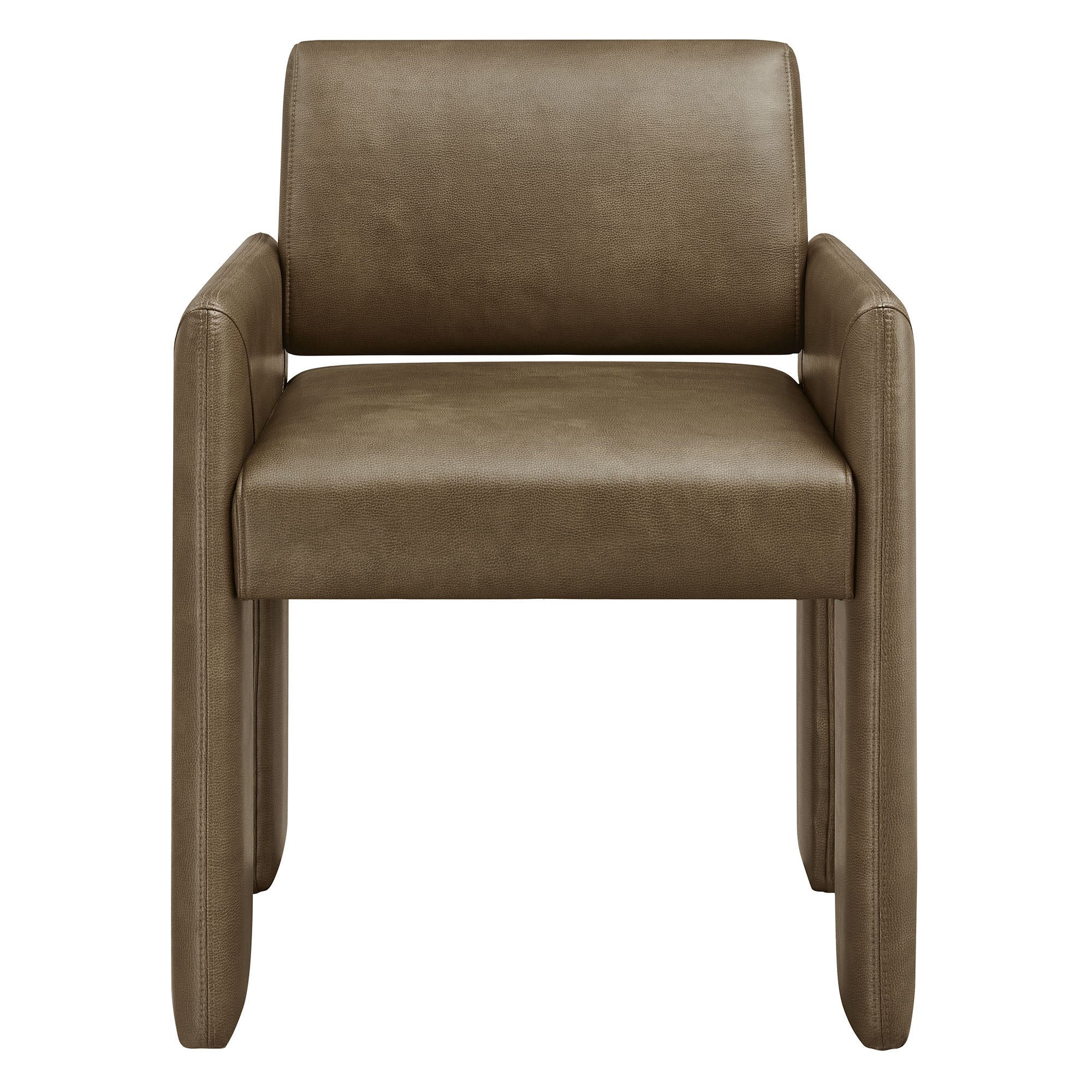 Flik Vegan Leather Dining Armchair - Espresso (Copy) Denmark Home