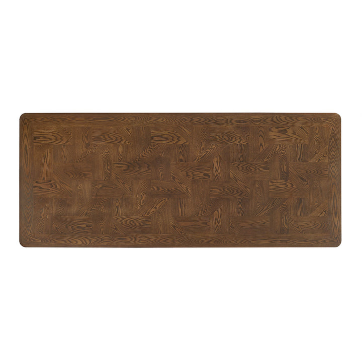 Ash Rectangular Dining Table – Angled Wood Grain Top 94" Denmark Home