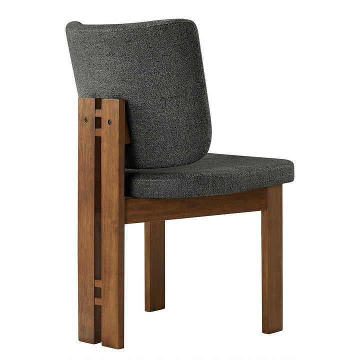 Fort Upholstered Dining Chairs - Charcoal Denmark Home