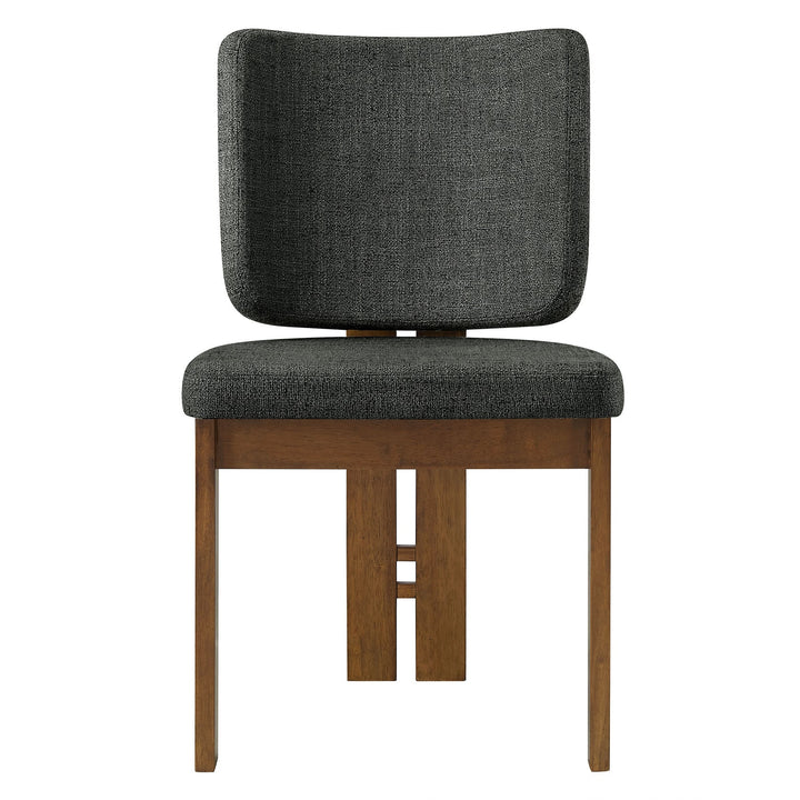 Fort Upholstered Dining Chairs - Charcoal Denmark Home