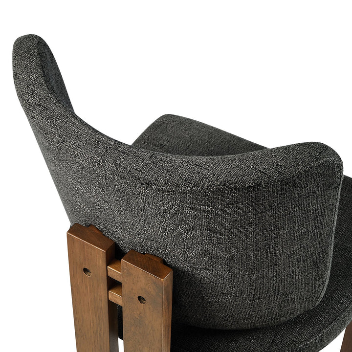 Fort Upholstered Dining Chairs - Charcoal Denmark Home