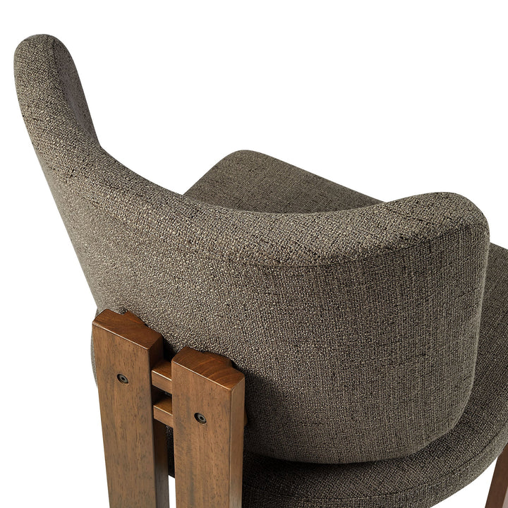 Fort Upholstered Dining Chairs - Taupe Denmark Home