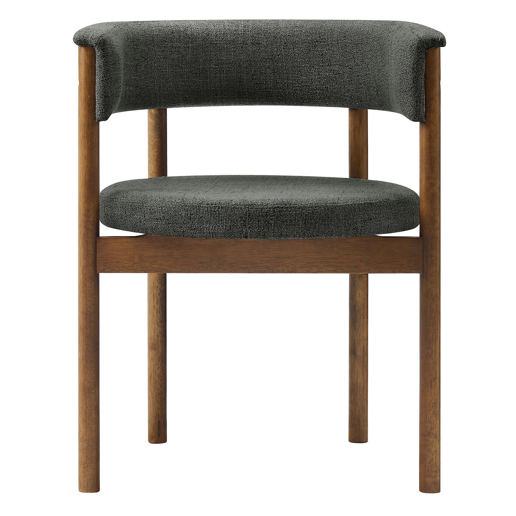 Brace Curved Dining Chairs  - Charcoal Denmark Home