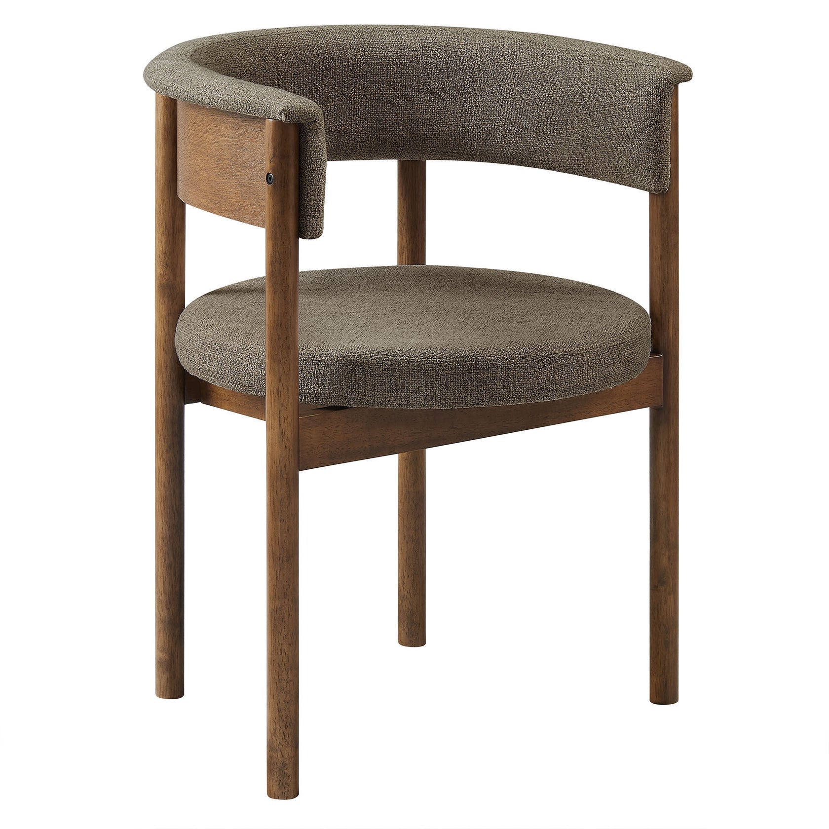 Brace Curved Dining Chairs  - Taupe Denmark Home
