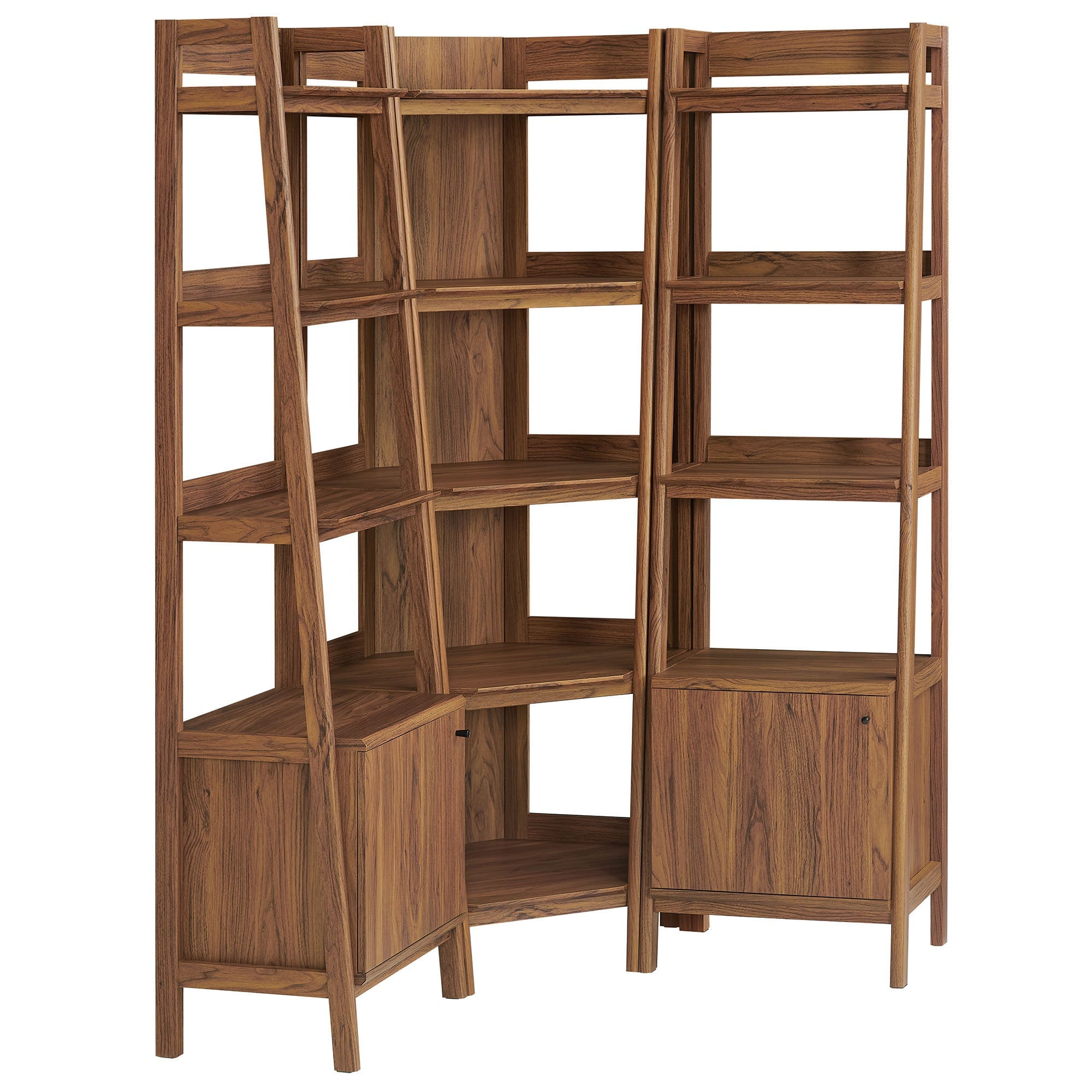 Teak Corner Bookcase Set  - Oak (Copy) Denmark Home