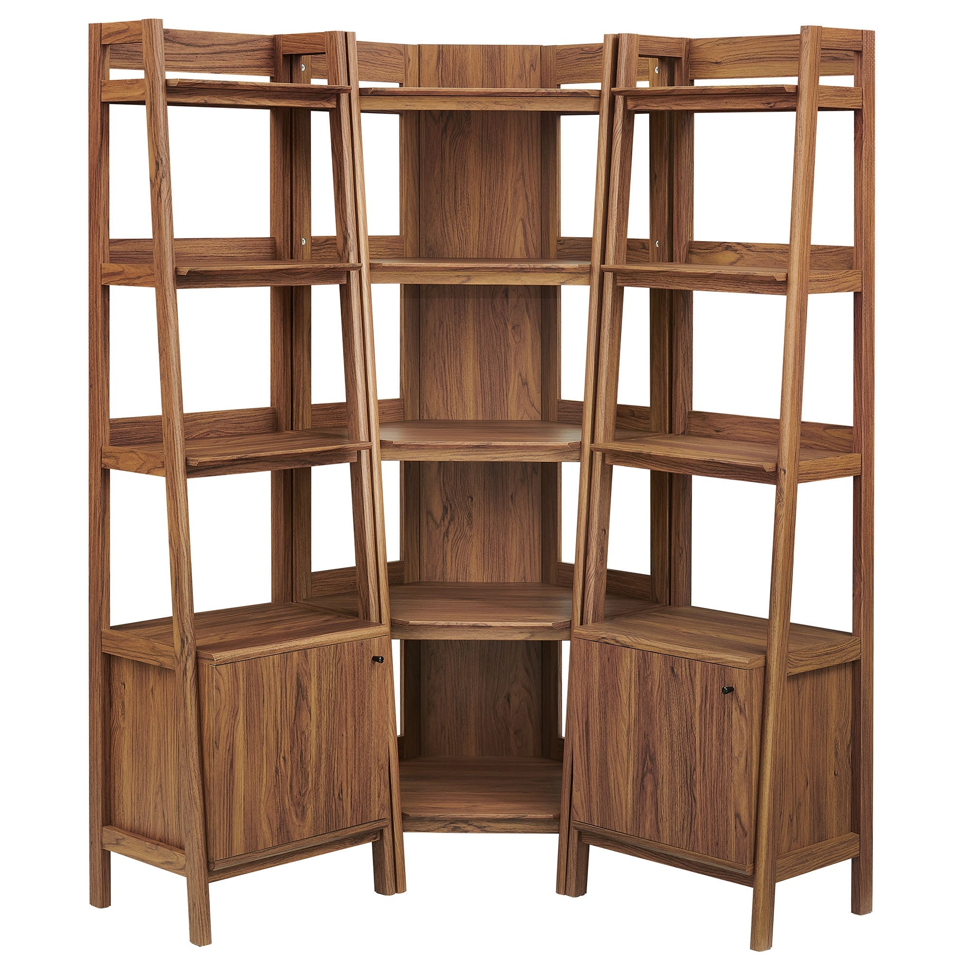 Teak Corner Bookcase Set  - Oak (Copy) Denmark Home