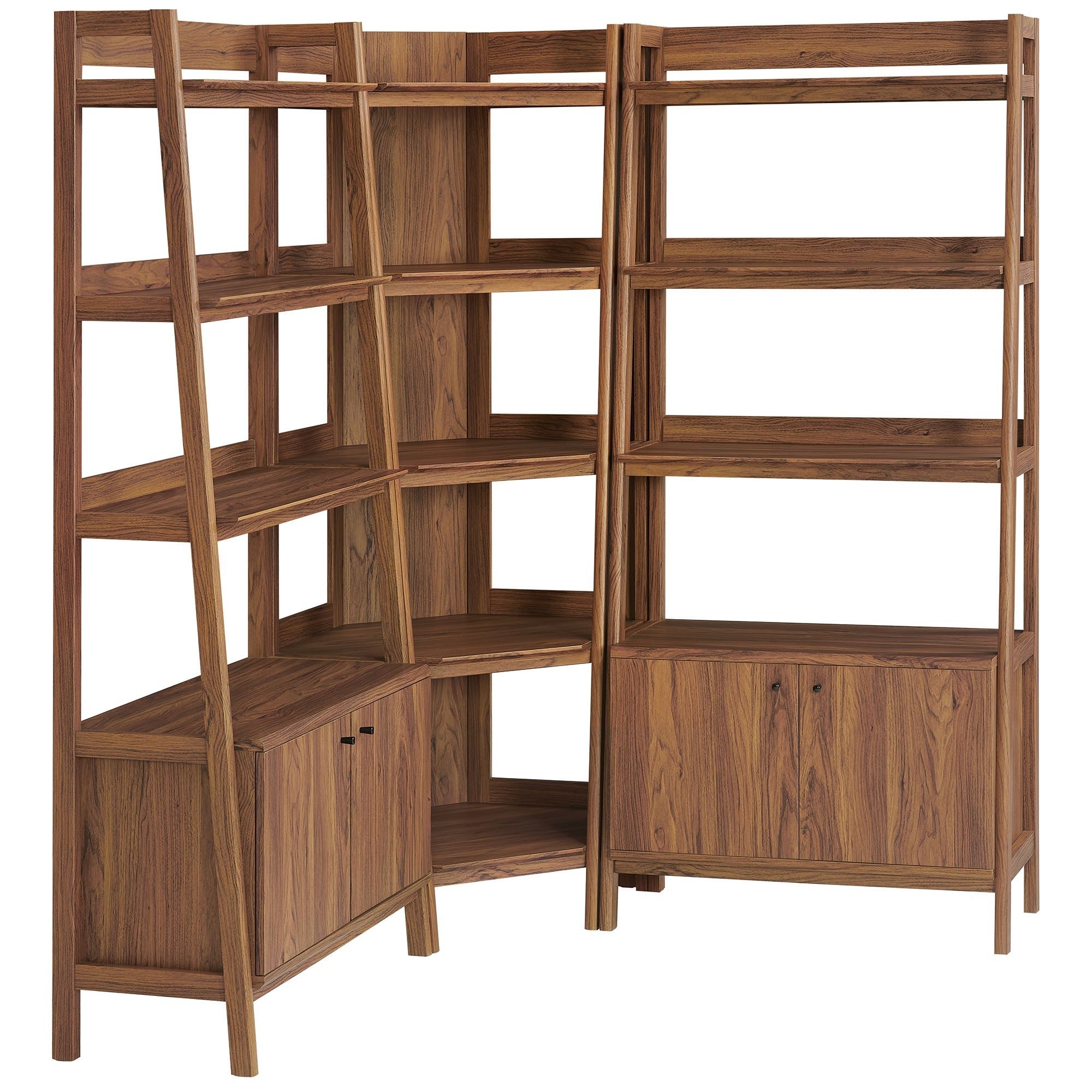 Teak Corner Bookcase Set - Oak (Copy) Denmark Home