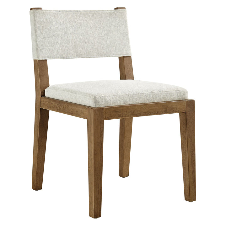 Frost Upholstered Dining Side Chair - Ivory Denmark Home