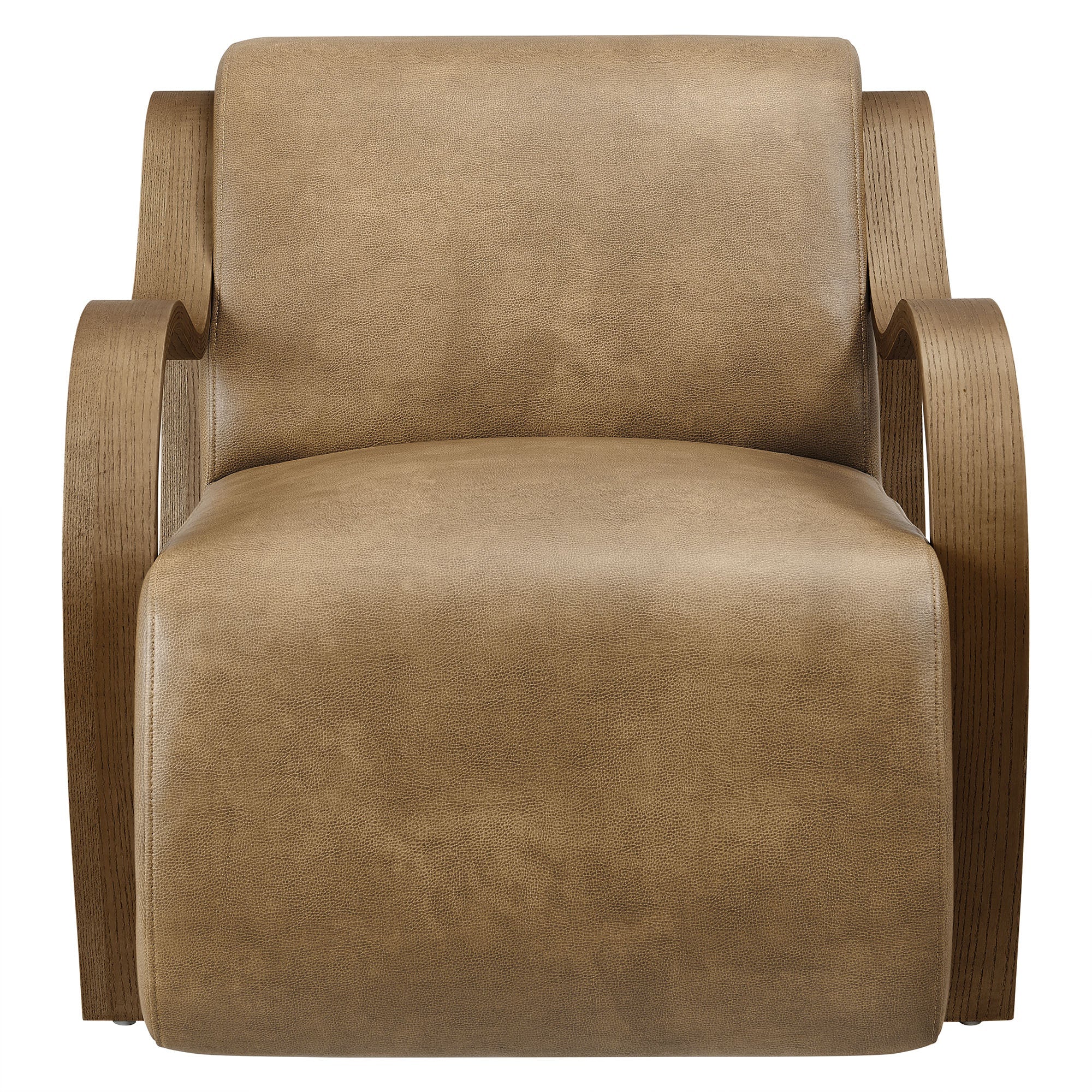 Arvion Vegan Leather Accent Chair – Toast Denmark Home
