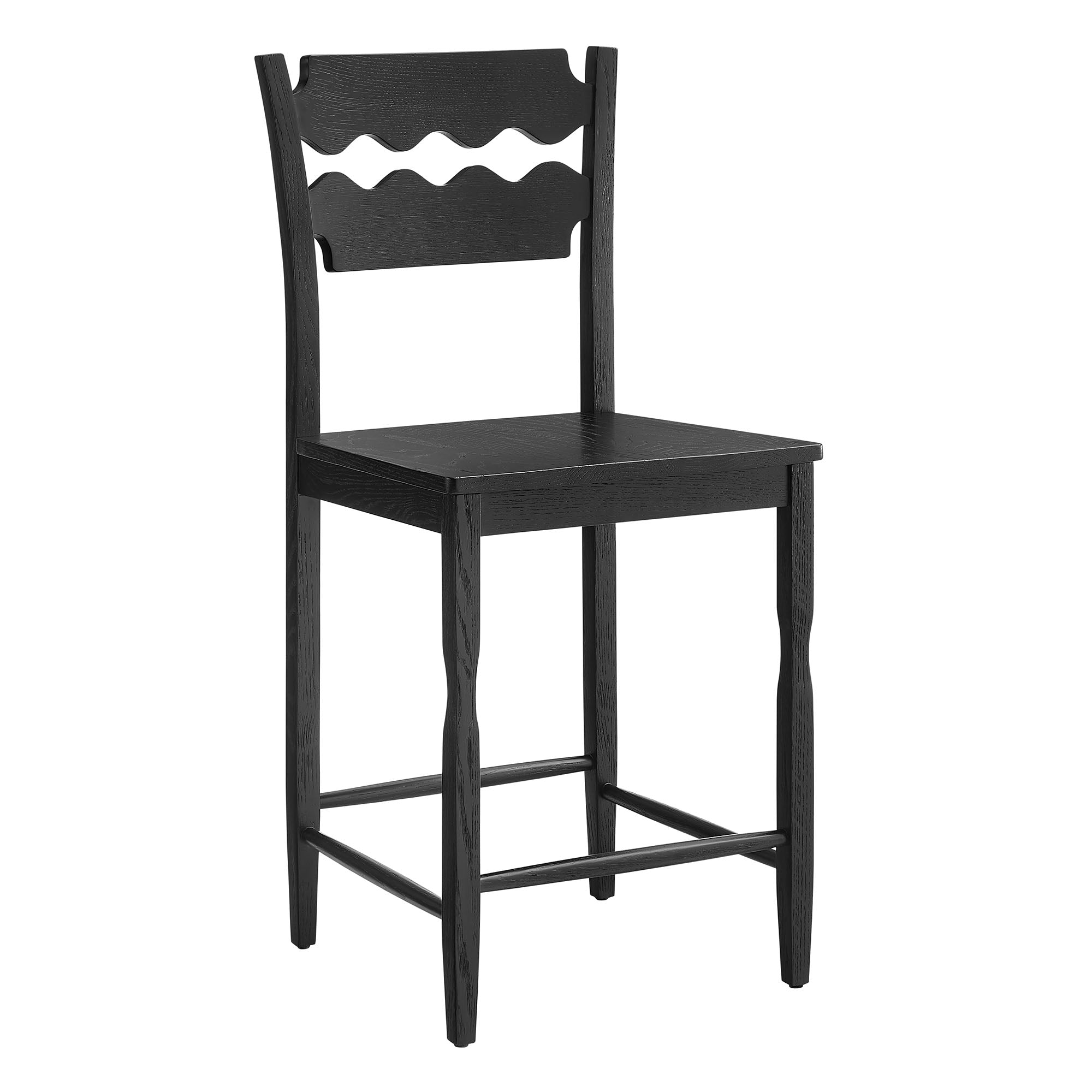 Kne Counter Stool - Black Denmark Home
